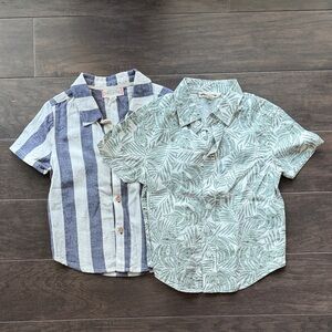Appaman Blue and Green Kids Button Down Shirts